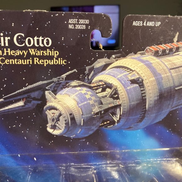 BABYLON 5 VIR COTTO HEAVY WARSHIP 1997 6 INCH Action Figure - Picture 5 of 12